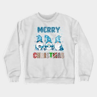 Merry Christmas Gnome Family Funny Xmas Tree Women Men Kids Crewneck Sweatshirt